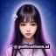 内容创作者小鱼用户头像，年轻女性创作者风格照